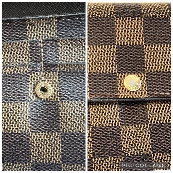 Auth Louis Vuitton Damier Ebene Sarah Long Wallet - Picture 4 of 16